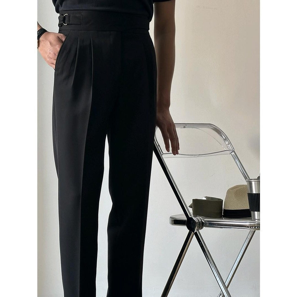 High Waist Slim Fit Business Casual Trousers