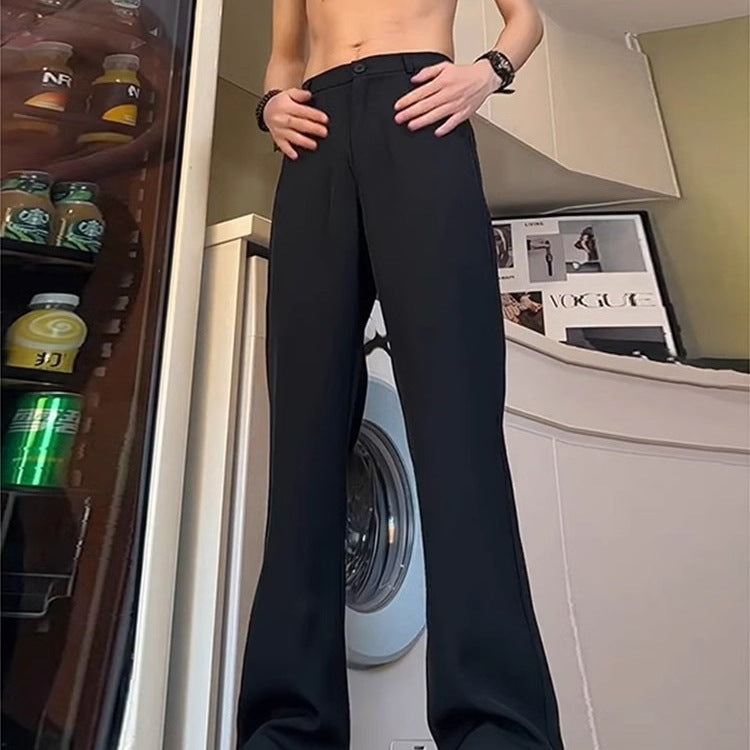 High-grade Black Weila Anti-wrinkle Suit Pants