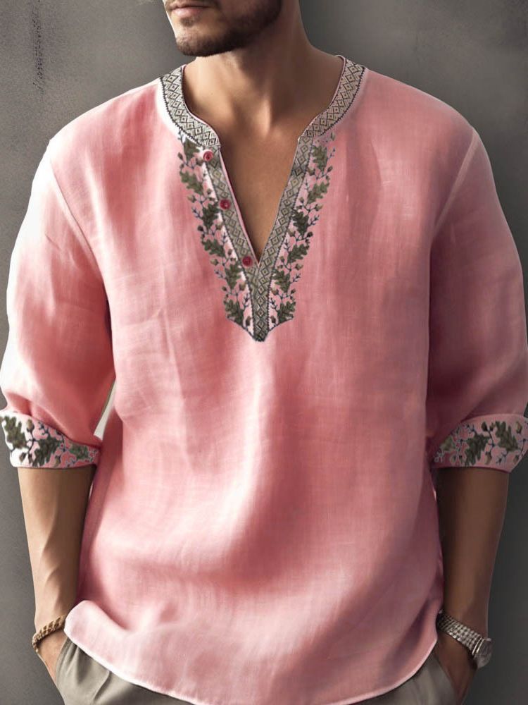 European And American 3D Digital Thermal Transfer Short Sleeve Shirt