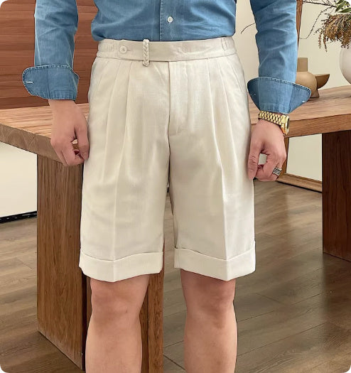 Retro Gentry Breathable Shorts British Italian Handsome