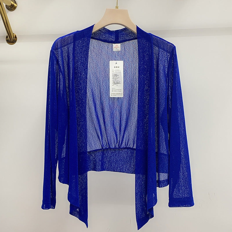 Small Shawl Outer Match Short Coat Middle-aged And Elderly Plus Size Thin