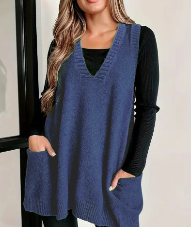 Loose Plus Size Sleeveless Pullover Casual Fashion