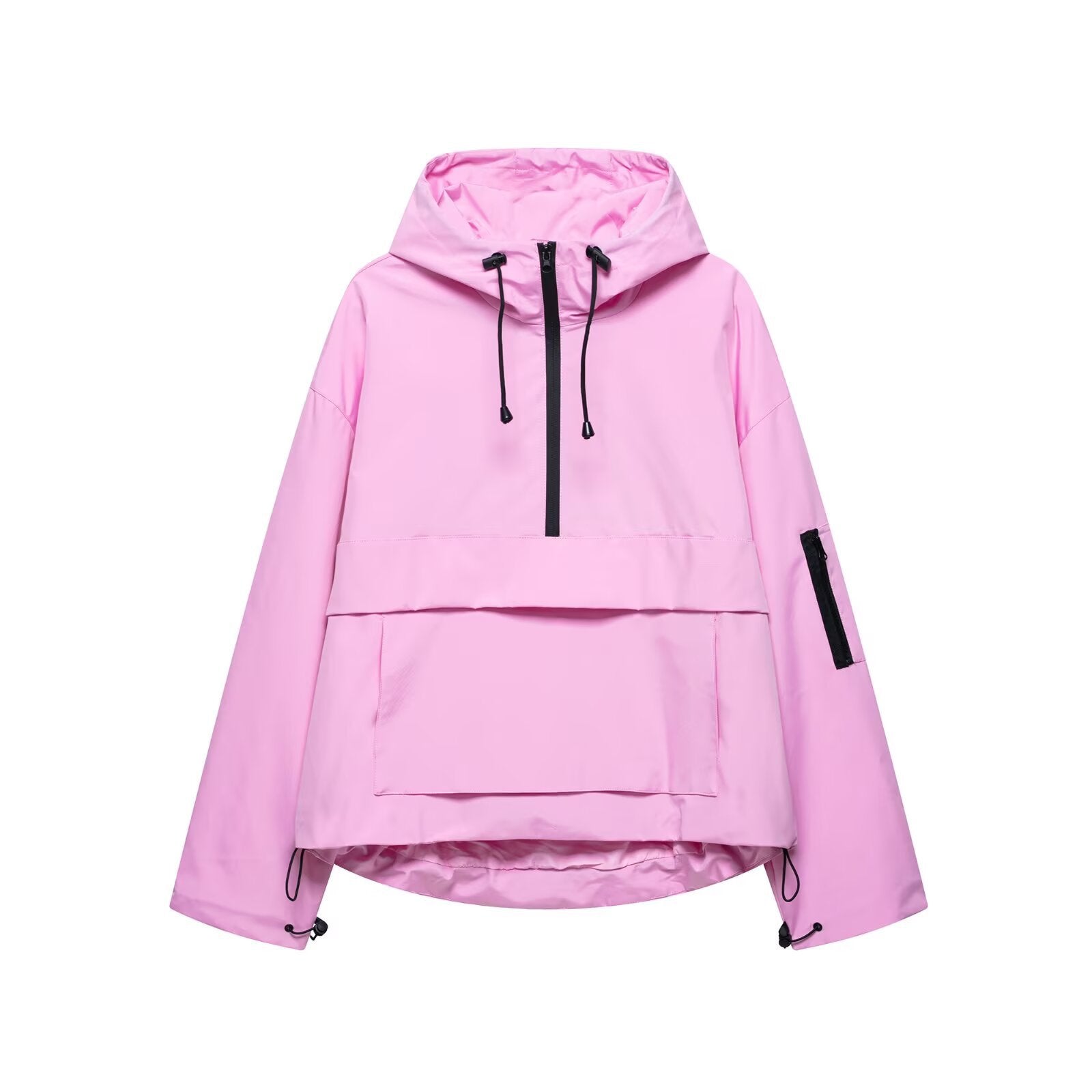Women's Three-proof Fabric Hooded Jacket Multi-color Outdoor Jacket Coat
