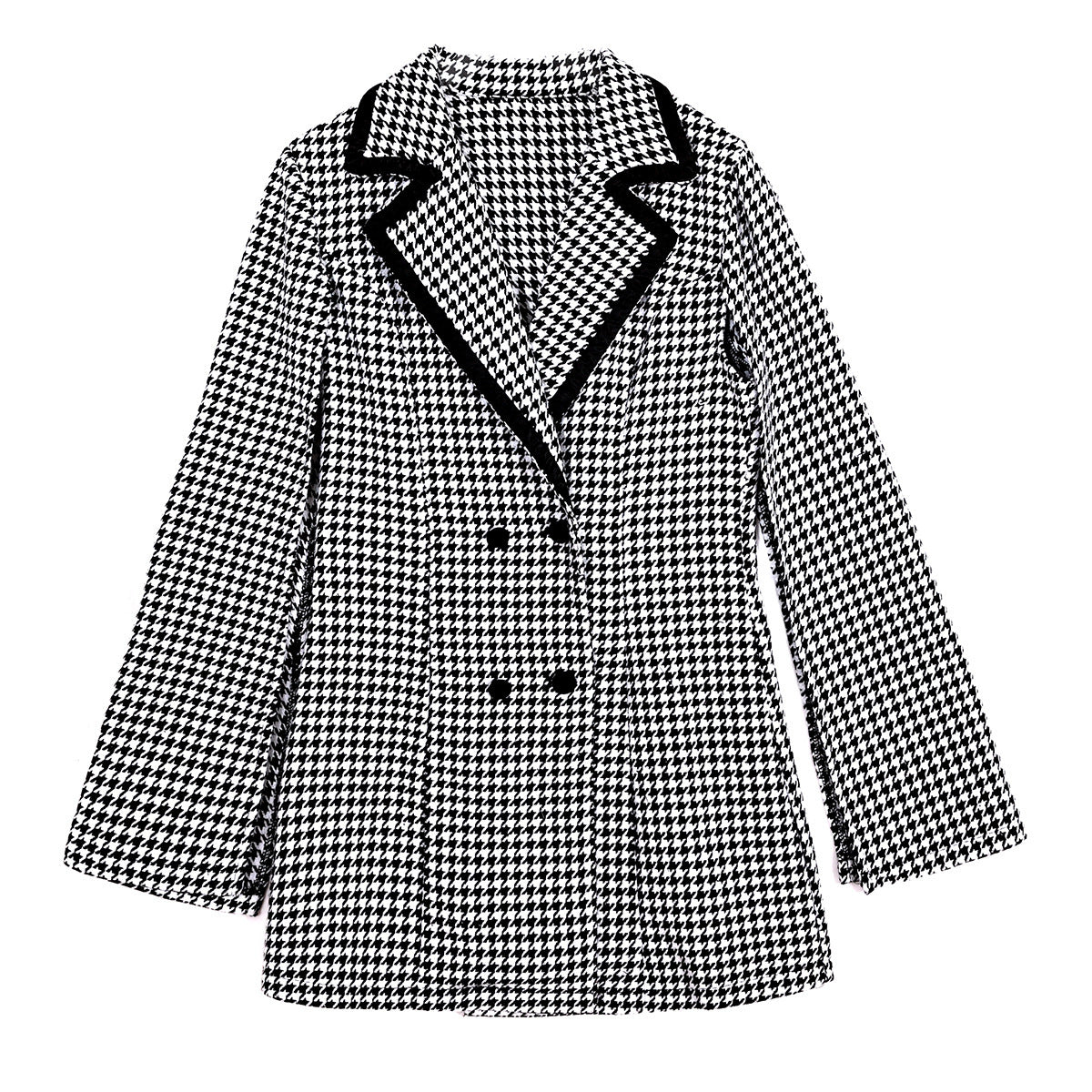 Women's Suit Jacket Split Long Sleeve Commuting Elegant