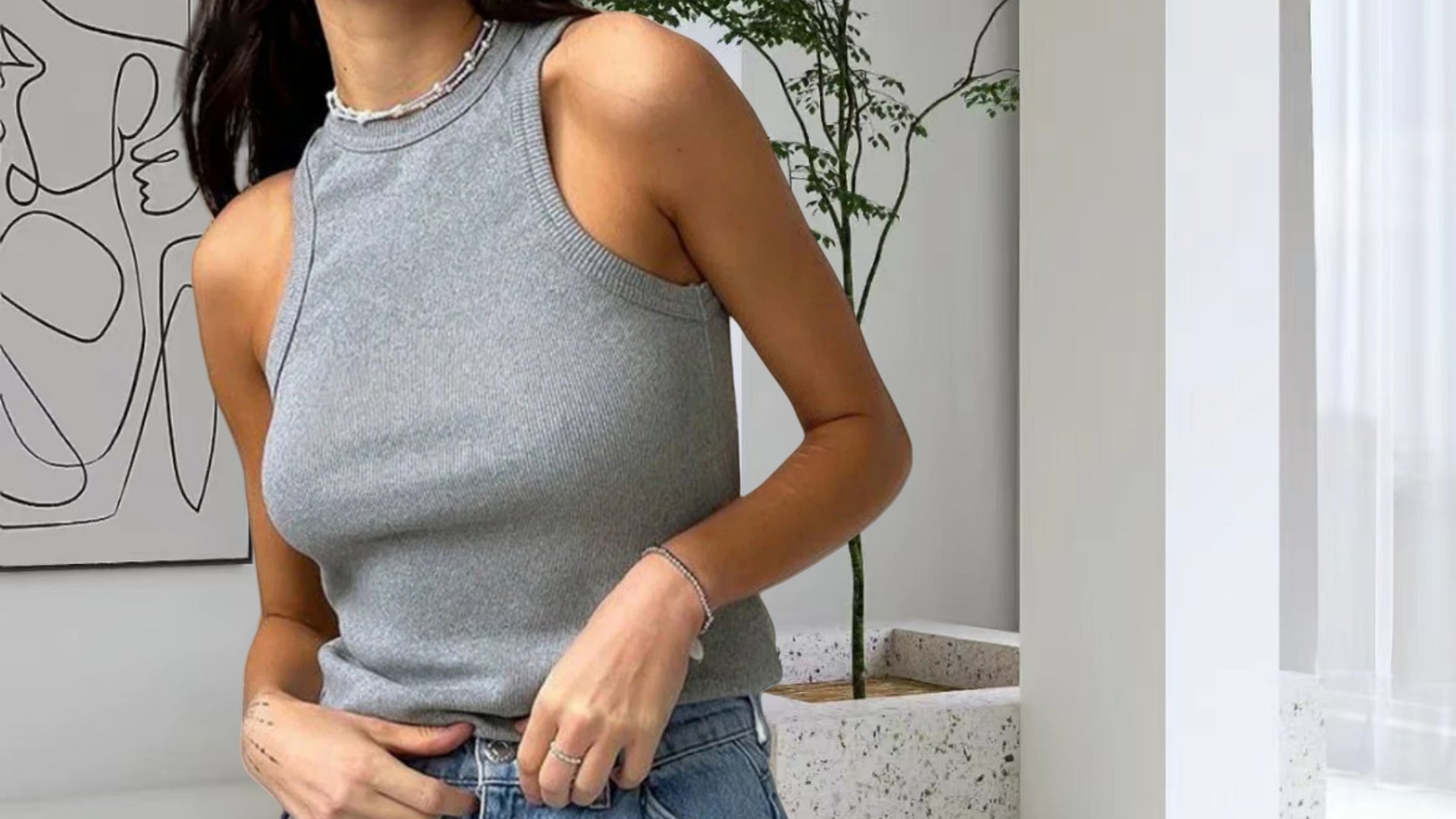 Women's Summer Slimming Slim Sleeveless Vest