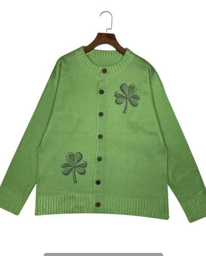 3D Digital Printing Women's Knitted Cardigan