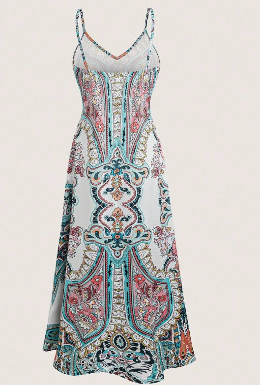 Allover Print Cami Dress