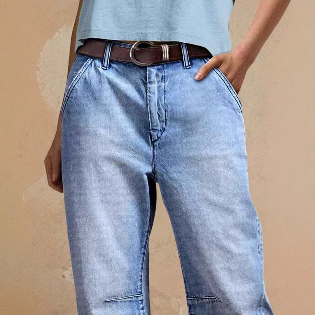 Casual Fashion Loose Jeans Trousers