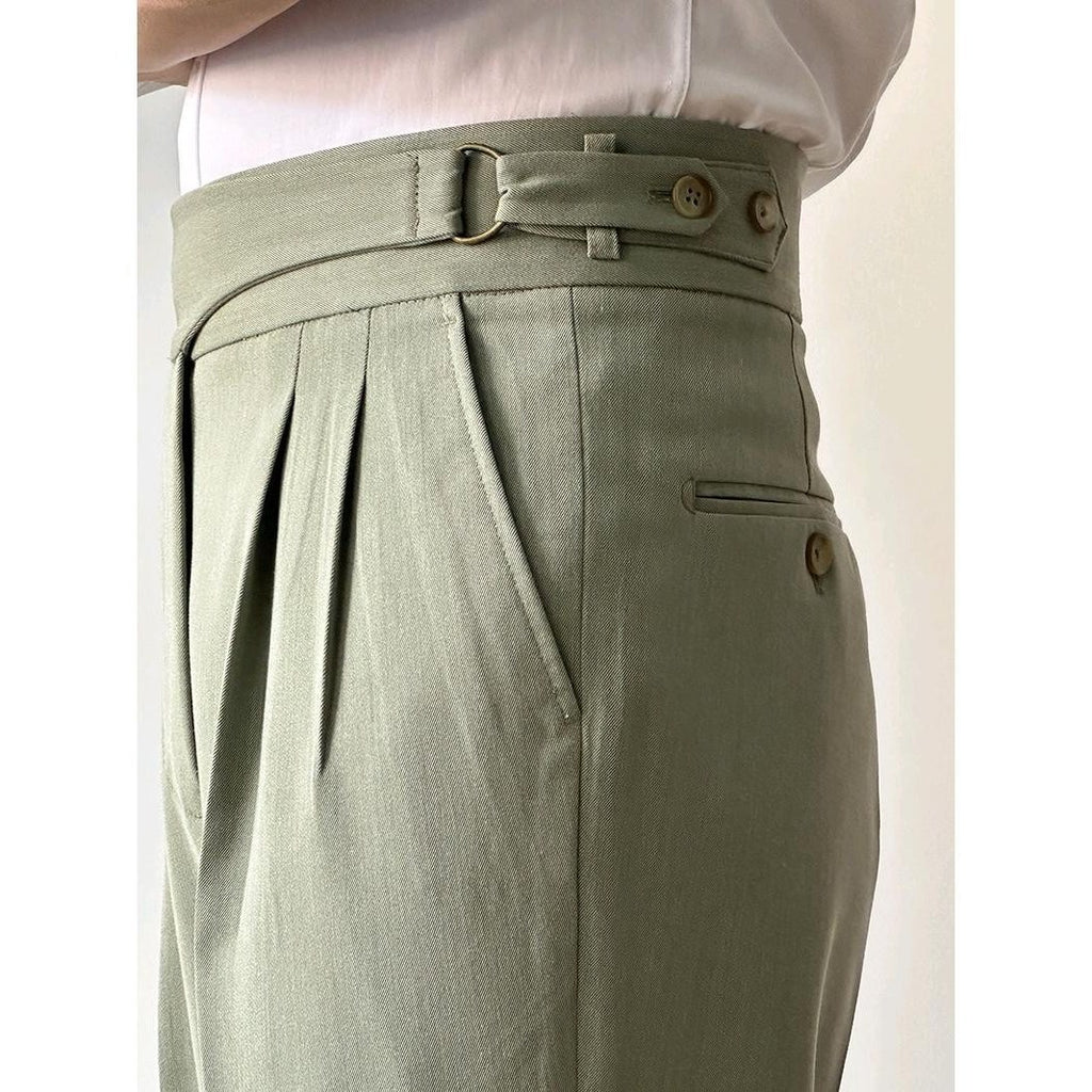 High Waist Slim Fit Business Casual Trousers