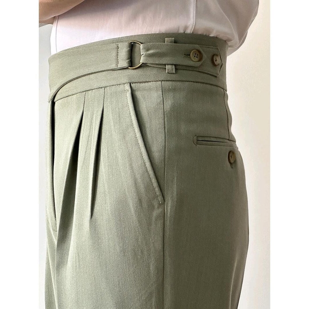 High Waist Slim Fit Business Casual Trousers
