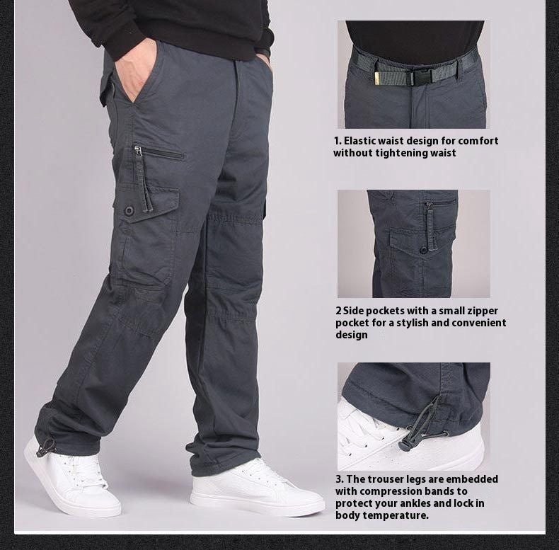 Spring And Autumn Outdoor Overalls Men's Loose