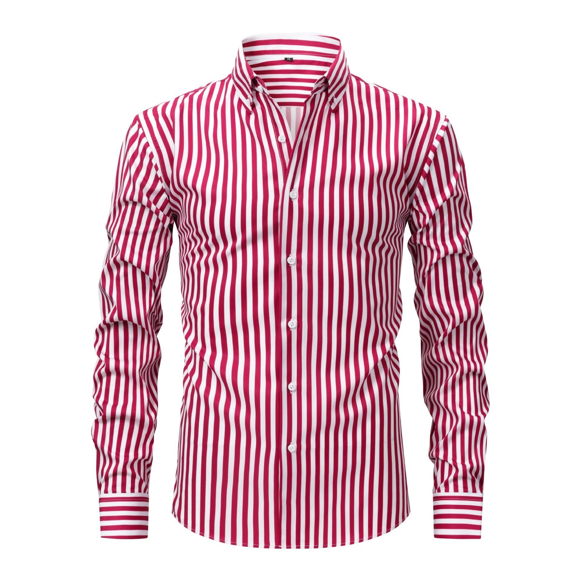 Four-sided Stretch Digital Printing Striped Long Sleeve