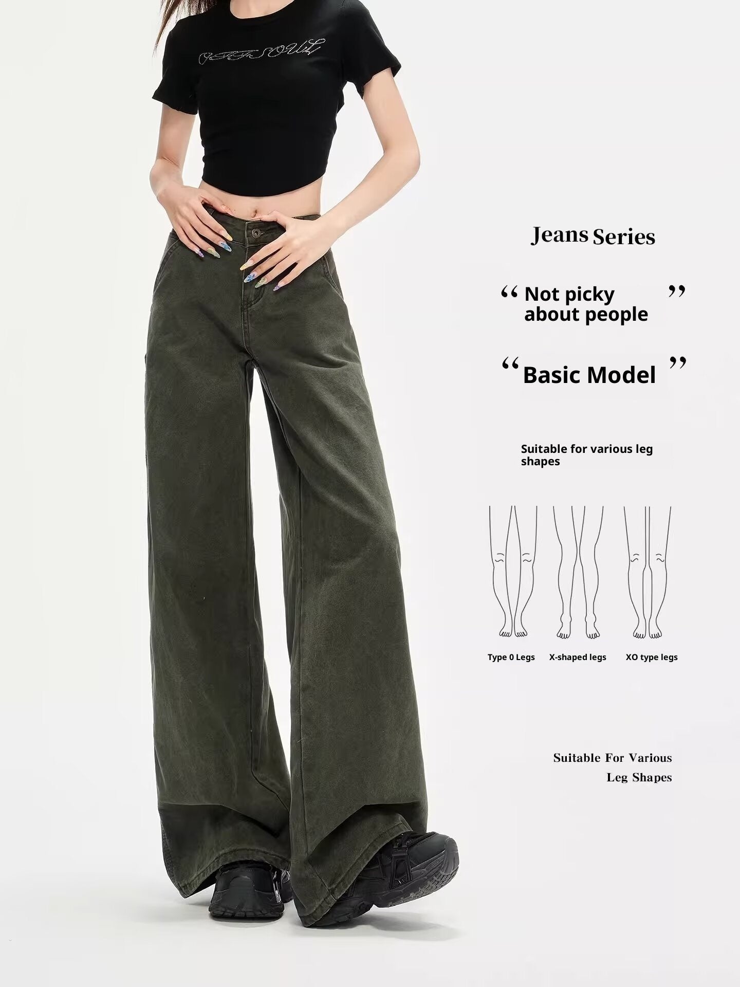 Women's Summer New Design Loose Straight-leg Flared Casual Overalls