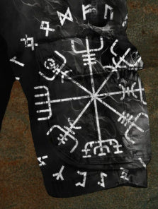 3D Personality Printing Stylish Shorts Zipper Men's Pants