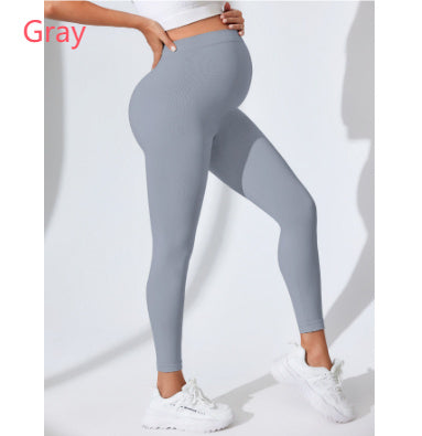 Pregnant Women Yoga Pants Slim High Waist Seamless Leggings Tight