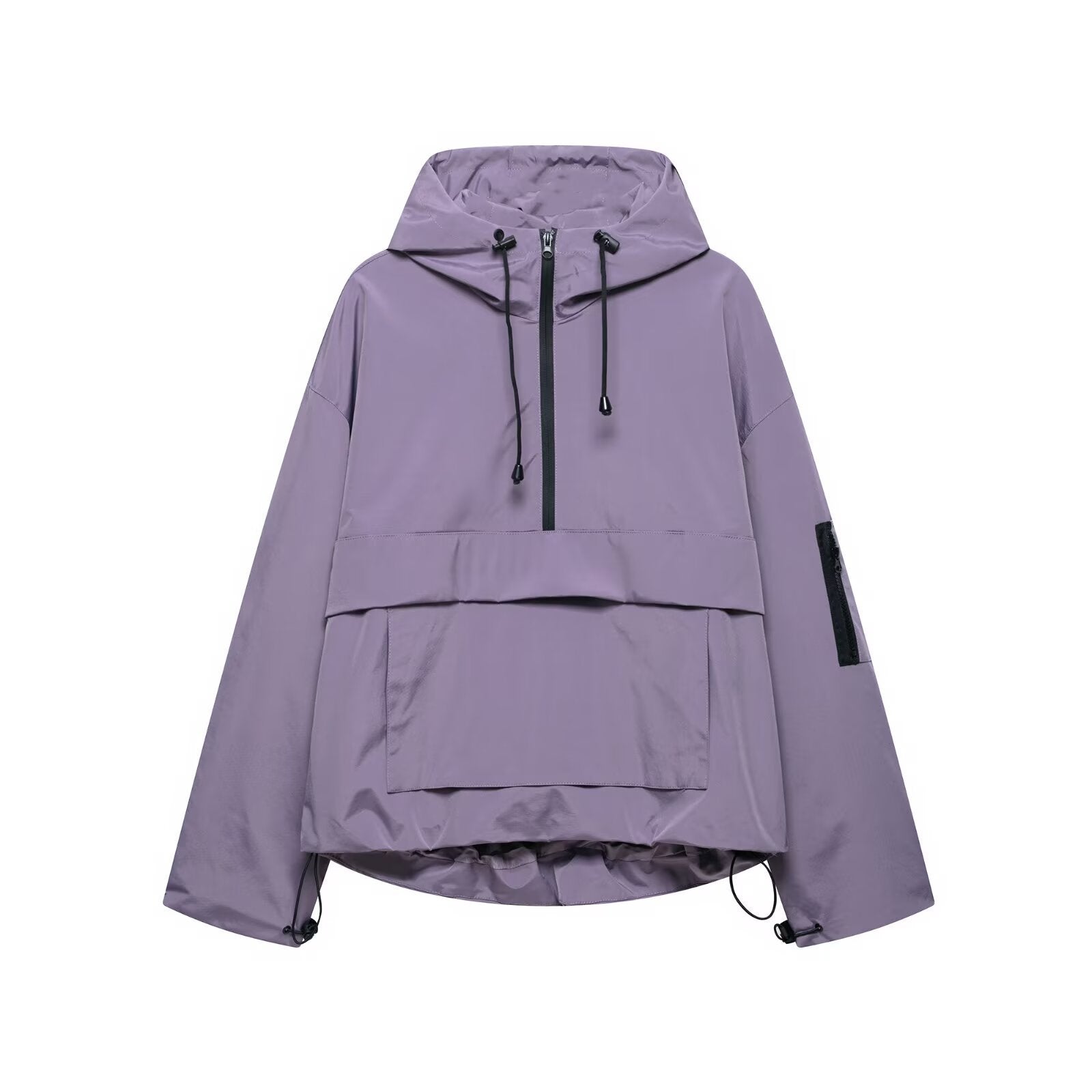 Women's Three-proof Fabric Hooded Jacket Multi-color Outdoor Jacket Coat
