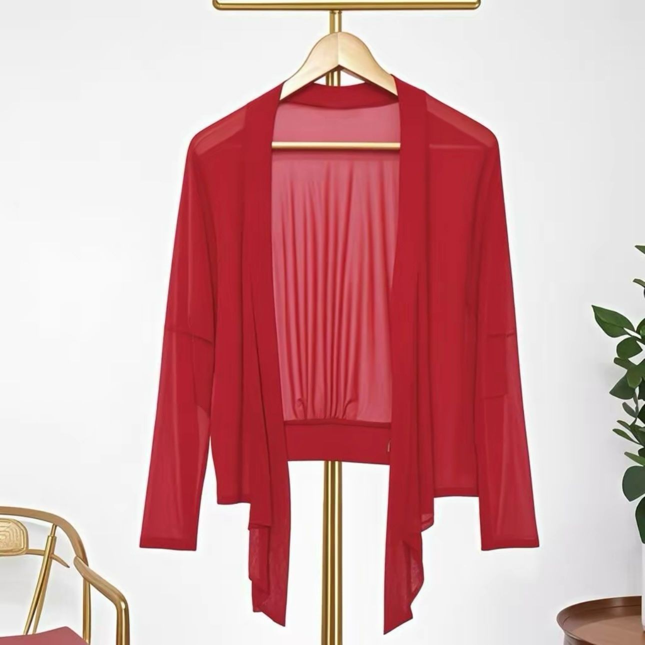 Small Shawl Outer Match Short Coat Middle-aged And Elderly Plus Size Thin