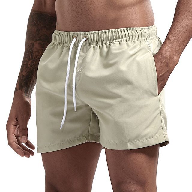 Casual Candy-colored Men's Beach Shorts