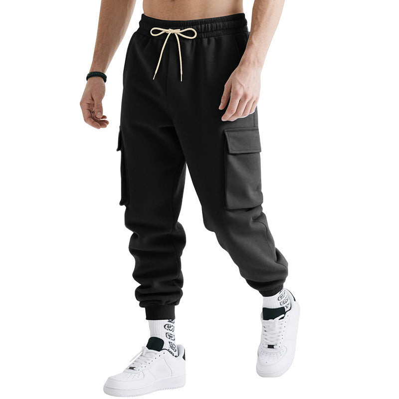 Loose Leisure Sports Men's Multi-pocket Workwear Trousers
