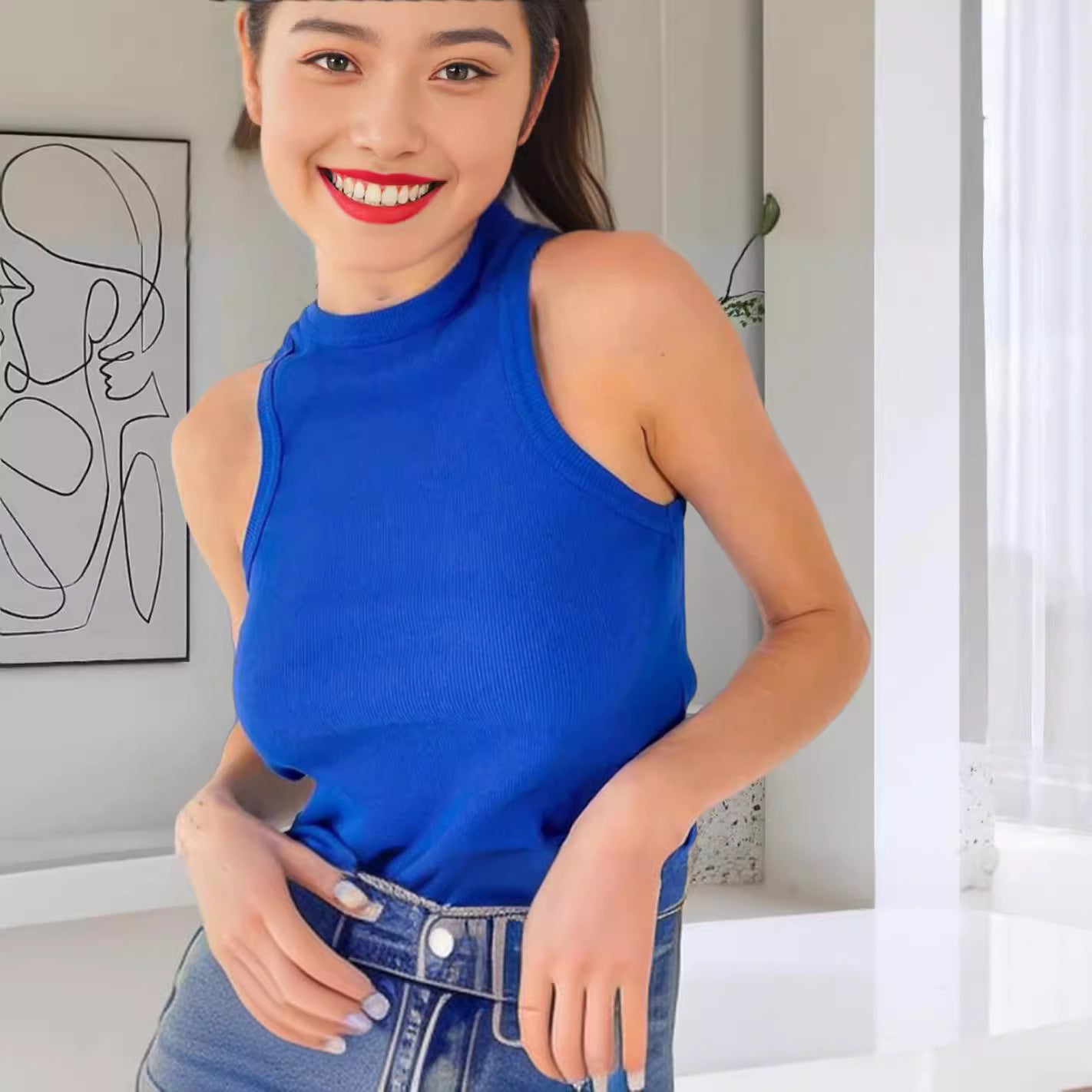 Women's Summer Slimming Slim Sleeveless Vest