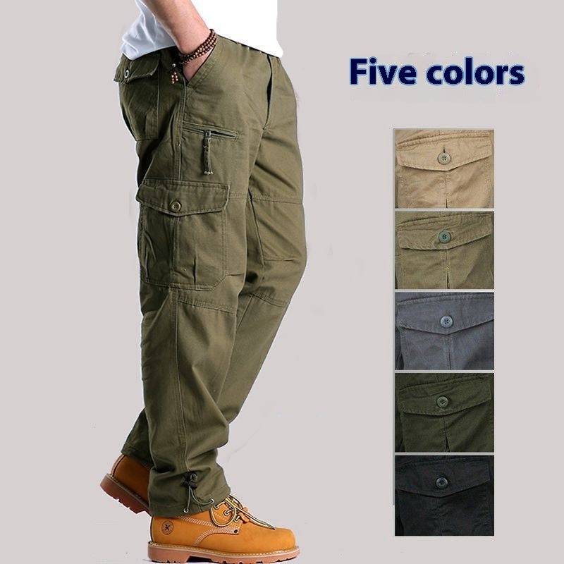 Spring And Autumn Outdoor Overalls Men's Loose