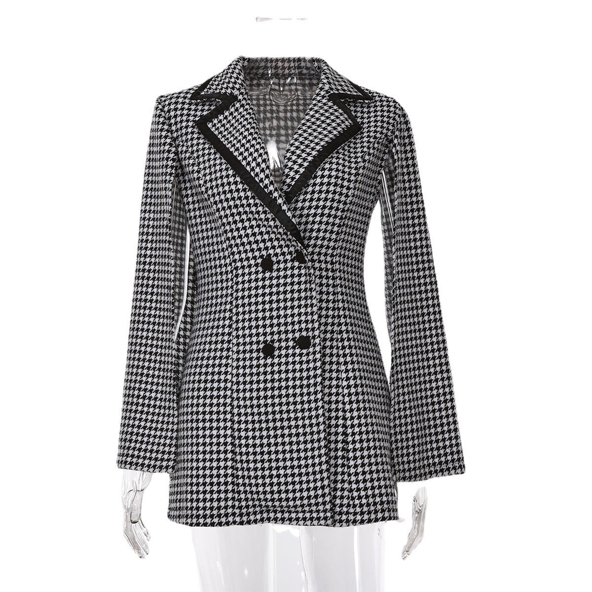 Women's Suit Jacket Split Long Sleeve Commuting Elegant