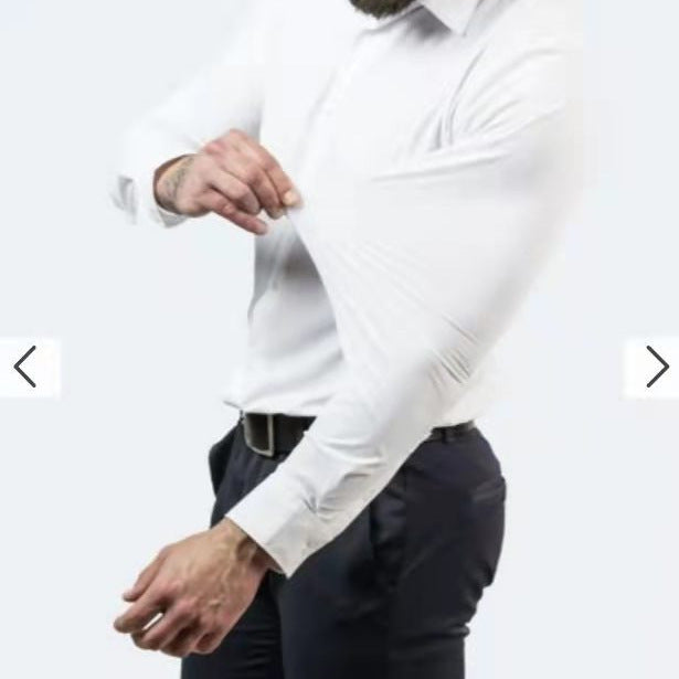 Men's Sports And Leisure Long Sleeve Lapel Shirt