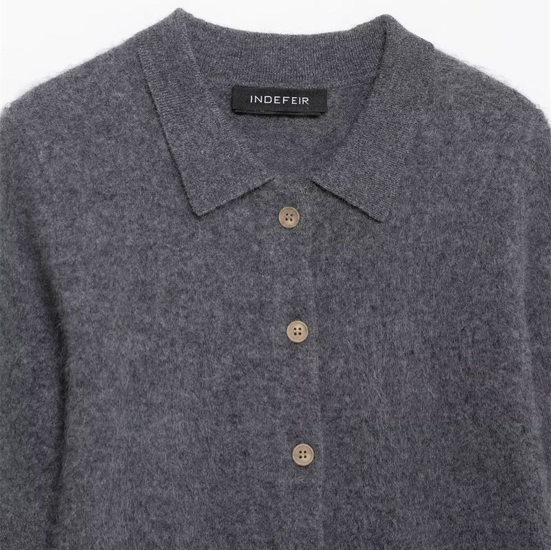 Female European And American Style Fashionable Simple Short Sleeved Shirt